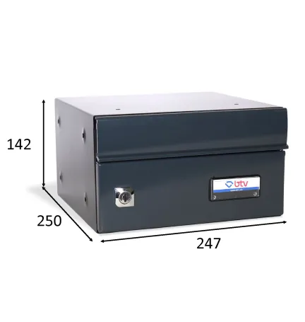 BUZON EXPO HORIZONTAL 247x250 ANTRACITA